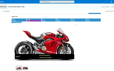 Pictoria Image Slider for Microsoft 365 — screenshot