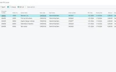 Post Dated Check for Microsoft 365 — screenshot