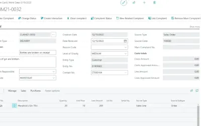 Powerblox Complaint Management for Microsoft 365 — screenshot