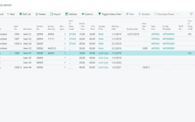 Price and Item Management for Microsoft 365 — screenshot