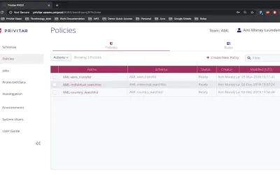 Privitar for Microsoft 365 — screenshot