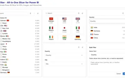 Pro Filter - All-in-One Slicer by ChartPad for Microsoft 365 — screenshot