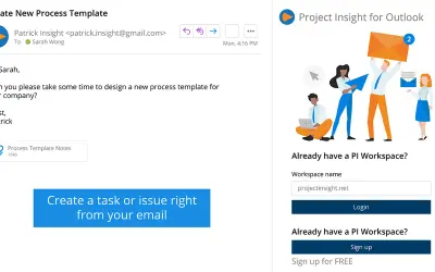 Project Insight for Outlook for Microsoft 365 — screenshot