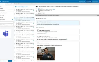 Proofpoint Enterprise Archive for Microsoft Teams for Microsoft 365 — screenshot