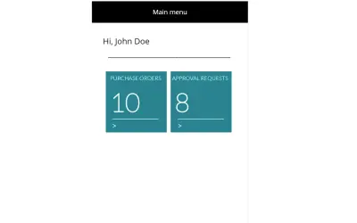 Purchase Order PowerApp on Business Central for Microsoft 365 — screenshot