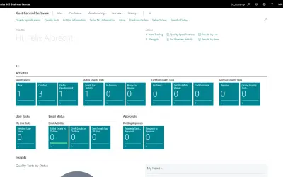 Quality Control for Microsoft 365 — screenshot