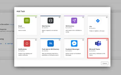 Qualtrics for Microsoft 365 — screenshot
