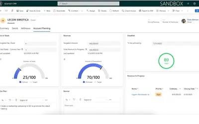 Quantum CRM Starter for Microsoft 365 — screenshot