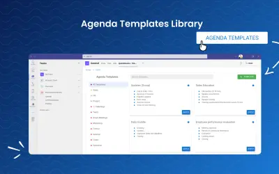 QuickMinutes for Microsoft 365 — screenshot
