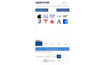 Quikturn for Microsoft 365 — screenshot