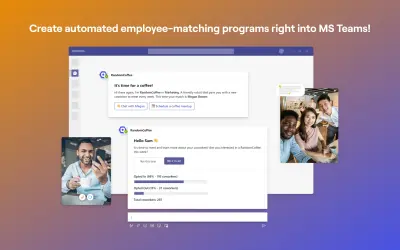 RandomCoffee for Microsoft 365 — screenshot