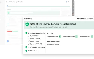 Red Sift OnDMARC - Block Email Impersonation for Microsoft 365 — screenshot