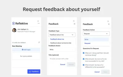 Reflektive for Microsoft Teams for Microsoft 365 — screenshot