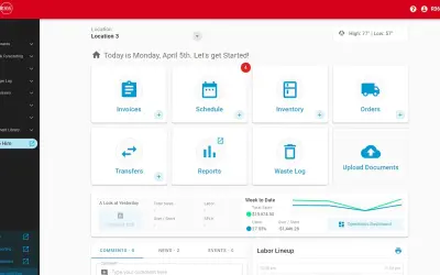 Restaurant365 for Microsoft 365 — screenshot