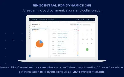 RingCentral for Dynamics 365 for Microsoft 365 — screenshot