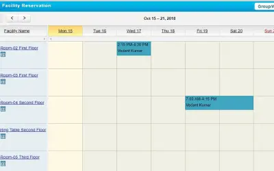 Room Booking System for Microsoft 365 — screenshot