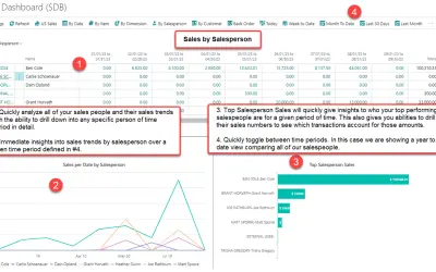 Sales Dashboard for Microsoft 365 — screenshot