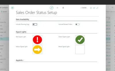 Sales Order Status for Microsoft 365 — screenshot