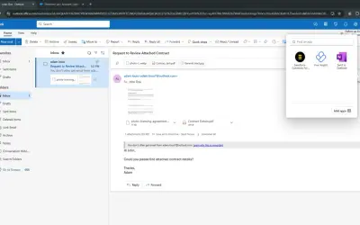 Salesforce Connector for Outlook for Microsoft 365 — screenshot