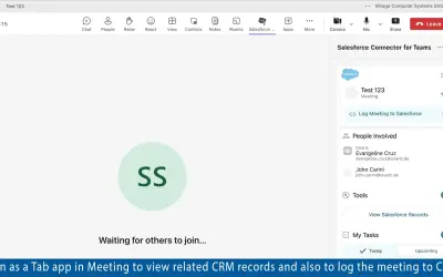 Salesforce Connector for Teams for Microsoft 365 — screenshot