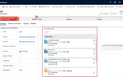 SalesHood Guided Selling for Microsoft 365 — screenshot