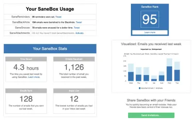 SaneBox for Microsoft 365 — screenshot