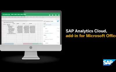 SAP Analytics Cloud for Excel for Microsoft 365 — screenshot