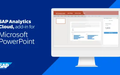 SAP Analytics Cloud for PowerPoint for Microsoft 365 — screenshot