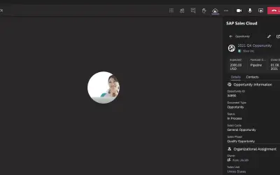 SAP Sales and Service Core for Microsoft 365 — screenshot