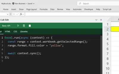 Script Lab Unity for Microsoft 365 — screenshot