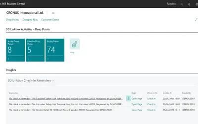 SD LinkBox for Microsoft 365 — screenshot