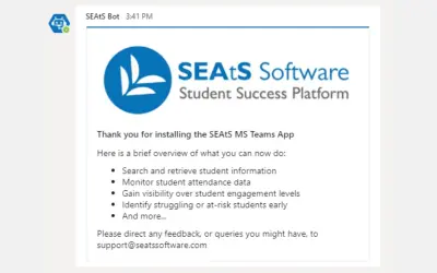 SEAtS Bot for Microsoft 365 — screenshot