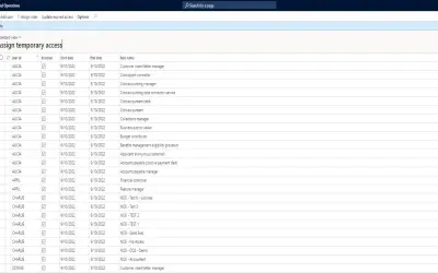 Security module for Dynamics 365 Finance and Operations for Microsoft 365 — screenshot