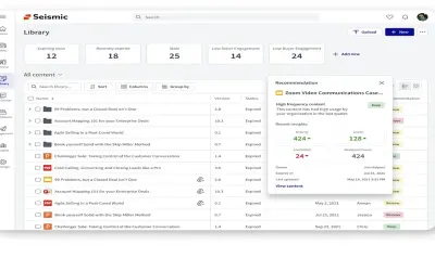 Seismic Enablement Cloud™ for Microsoft 365 — screenshot
