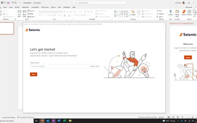 Seismic for PowerPoint for Microsoft 365 — screenshot