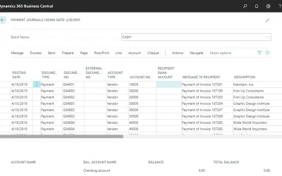 Send remittance advice by email for Microsoft 365 — screenshot