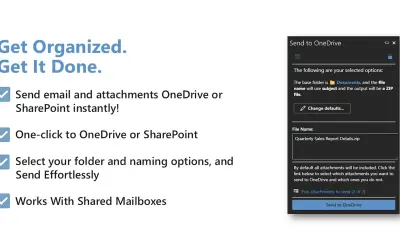 Send to OneDrive for Microsoft 365 — screenshot