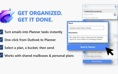 Send to Planner for Microsoft 365 — screenshot