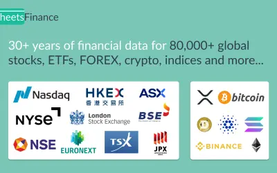 SheetsFinance | Stock Market Analysis for Microsoft 365 — screenshot