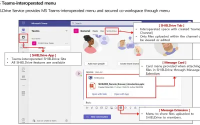 SHIELDrive (실드라이브) for Microsoft 365 — screenshot