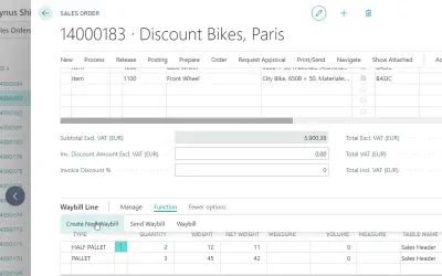 Shipping Manager for Microsoft 365 — screenshot