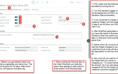 ShipRush Integration for Microsoft 365 — screenshot