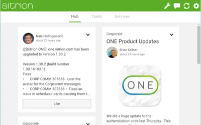 Sitrion ONE Mobile Productivity Stream Publisher for Microsoft 365 — screenshot