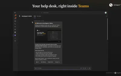 skySupport Admin for Microsoft 365 — screenshot