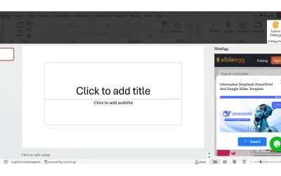 SlideEgg for Microsoft 365 — screenshot