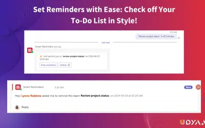 Smart Reminders for Microsoft 365 — screenshot