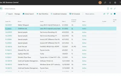 SOFT4Leasing for Microsoft 365 — screenshot