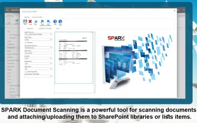 SPARK Document Scanning for Office 365 for Microsoft 365 — screenshot