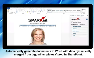 SPARK Document Tagger for Microsoft 365 — screenshot