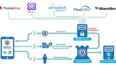 SphereShield MDM Integration for Skype for Busines for Microsoft 365 — screenshot